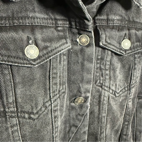 Free People Rumors Dark Denim Jean Jacket - Picture 5 of 10